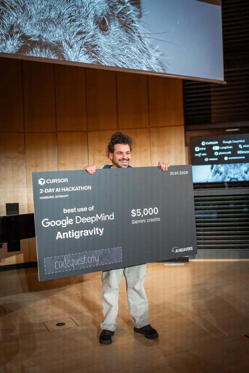 Cursor 2-Day AI Hackathon Winner